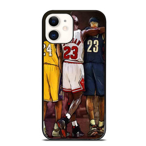 KOBE BRYANT MICHAEL JORDAN LEBRON JAMES iPhone 12 Case