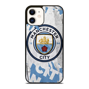 MANCHESTER CITY FOOTBALL ART LOGO iPhone 12 Case
