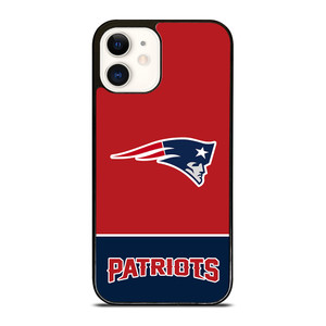 NEW ENGLAND PATRIOTS STRIPS FOOTBALL LOGO iPhone 12 Case