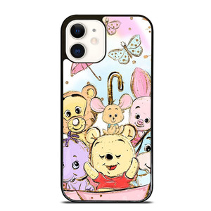 WINNIE THE POOH AND FRIENDS UMBRELA iPhone 12 Case
