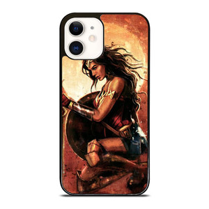 WONDER WOMAN SUPER HERO DC ART iPhone 12 Case WONDER WOMAN SUPER HERO DC ART iPhone 12 Case