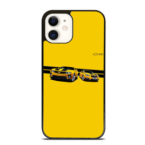 YELLOW CHEVY CAMARO iPhone 12 Case YELLOW CHEVY CAMARO iPhone 12 Case
