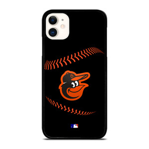 BALTIMORE ORIOLES BASEBALL BLACK iPhone 11 Case