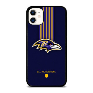 BALTIMORE RAVENS STRIP iPhone 11 Case