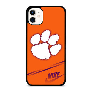 CLEMSON TIGERS FOOTBALL LOGO NIKE iPhone 11 Case CLEMSON TIGERS FOOTBALL LOGO NIKE iPhone 11 Case