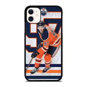 CONNOR MCDAVID EDMONTON OILER HOCKEY iPhone 11 Case
