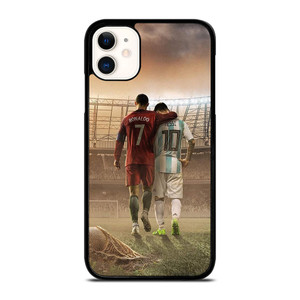 CRISTIANO RONALDO AND LIONEL MESSI iPhone 11 Case CRISTIANO RONALDO AND LIONEL MESSI iPhone 11 Case
