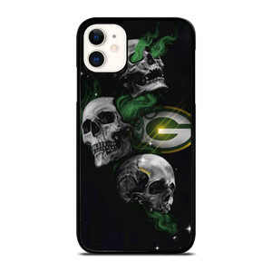 GREEN BAY PACKERS SKULLS AREA iPhone 11 Case GREEN BAY PACKERS SKULLS AREA iPhone 11 Case