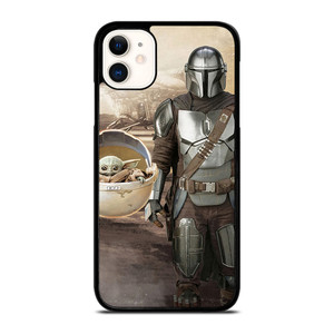 MANDALORIAN AND BABY YODA STAR WARS iPhone 11 Case MANDALORIAN AND BABY YODA STAR WARS iPhone 11 Case