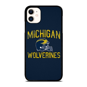 MICHIGAN WOLVERINES FOOTBALL HELMET iPhone 11 Case