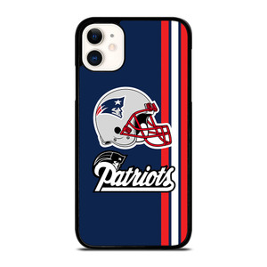 NEW ENGLAND PATRIOTS STRIPS HELMET iPhone 11 Case