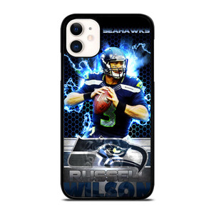 RUSSELL WILSON SEATTLE SEAHAWKS NFL iPhone 11 Case RUSSELL WILSON SEATTLE SEAHAWKS NFL iPhone 11 Case