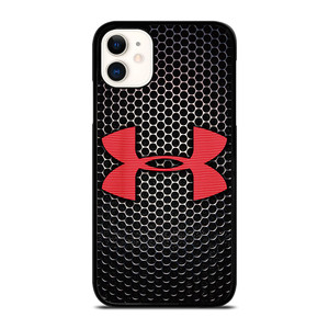 UNDER ARMOUR BLACK SYMBOL RED iPhone 11 Case