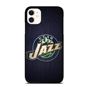 UTAH JAZZ BASKETBALL TEAM WOODEN LOGO iPhone 11 Case