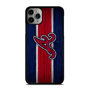 ATLANTA BRAVES MLB LOGO STRIPS iPhone 11 Pro Max Case