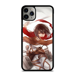 ATTACK ON TITAN MIKASA ACKERMAN ANIME MANGA iPhone 11 Pro Max Case