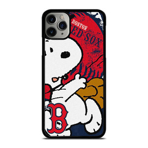 BOSTON RED SOX BASEBALL SNOOPY iPhone 11 Pro Max Case