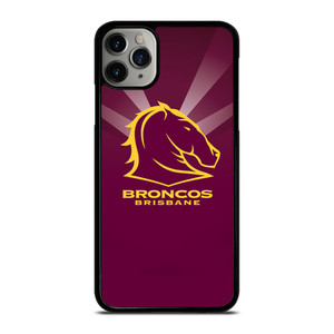 BRONCOS BRISBANE FOTTBALL TEAM LOGO iPhone 11 Pro Max Case