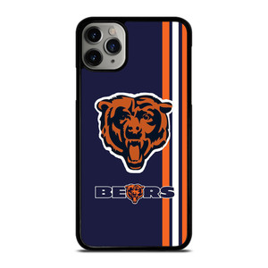 CHICAGO BEARS STRIPS ICON iPhone 11 Pro Max Case CHICAGO BEARS STRIPS ICON iPhone 11 Pro Max Case