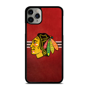 CHICAGO BLACK HAWKS RED LOGO iPhone 11 Pro Max Case
