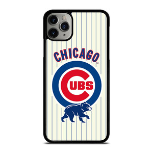 CHICAGO CUBS BASEBALL STRIPES LOGO iPhone 11 Pro Max Case CHICAGO CUBS BASEBALL STRIPES LOGO iPhone 11 Pro Max Case