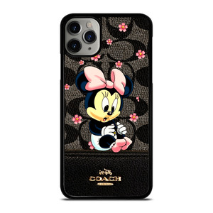 COACH NEW YORK LOGO BABY MINNIE MOUSE iPhone 11 Pro Max Case