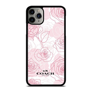 COACH NEW YORK PINK ROSES iPhone 11 Pro Max Case