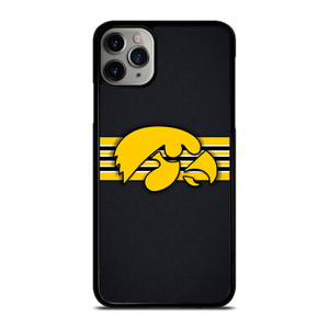 IOWA UNIVERSITY FOOTBALL TEAM LOGO iPhone 11 Pro Max Case