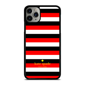 KATE SPADE PATTERN RED BLACK iPhone 11 Pro Max Case