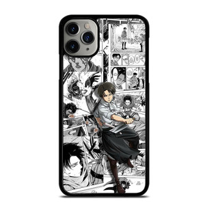 LEVI ACKERMAN ATTACK ON TITAN MANGA CARTOON iPhone 11 Pro Max Case