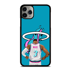 MIAMI HEAT DWYANE WADE 3 BASKETBALL iPhone 11 Pro Max Case