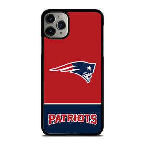 NEW ENGLAND PATRIOTS STRIPS FOOTBALL LOGO iPhone 11 Pro Max Case