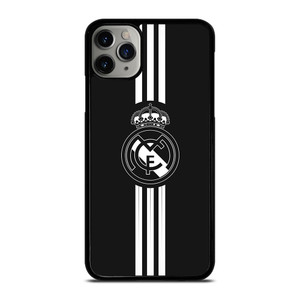REAL MADRID FC LOGO BLACK WHITE iPhone 11 Pro Max Case