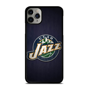 UTAH JAZZ BASKETBALL TEAM WOODEN LOGO iPhone 11 Pro Max Case