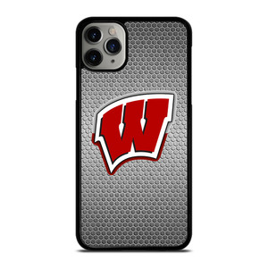 WISCONSIN BADGER EMBLEM iPhone 11 Pro Max Case WISCONSIN BADGER EMBLEM iPhone 11 Pro Max Case