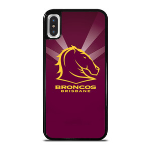 BRONCOS BRISBANE FOTTBALL TEAM LOGO iPhone X / XS Case