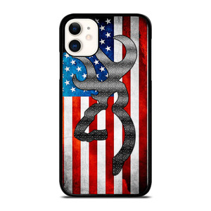 BROWNING CAMO AMERICAN FLAG iPhone 11 Case BROWNING CAMO AMERICAN FLAG iPhone 11 Case