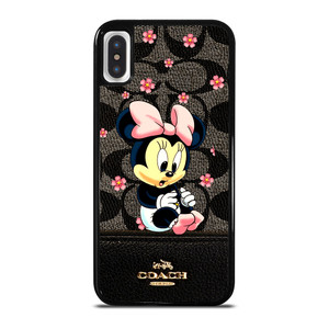 COACH NEW YORK LOGO BABY MINNIE MOUSE iPhone X / XS Case