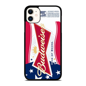 BUDWEISER AMERICAN FLAG LOGO iPhone 11 Case BUDWEISER AMERICAN FLAG LOGO iPhone 11 Case