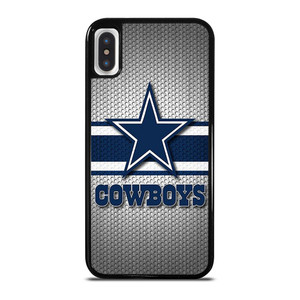 DALLAS COWBOYS NFL LOGO SILVER CARBON iPhone X / XS Case DALLAS COWBOYS NFL LOGO SILVER CARBON iPhone X / XS Case