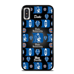 DUKE BLUE DEVILS LOGO BASKETBALL COLLAGE iPhone X / XS Case