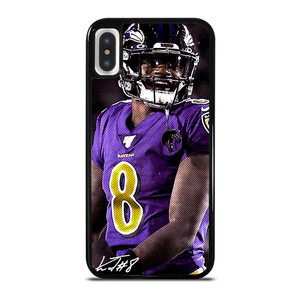 LAMAR JACKSON BALTIMORE RAVENS SIGNATURE iPhone X / XS Case LAMAR JACKSON BALTIMORE RAVENS SIGNATURE iPhone X / XS Case