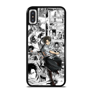 LEVI ACKERMAN ATTACK ON TITAN MANGA CARTOON iPhone X / XS Case