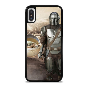 MANDALORIAN AND BABY YODA STAR WARS iPhone X / XS Case