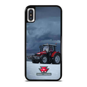MASSEY FERGUSON TRACKTORS SNOW iPhone X / XS Case