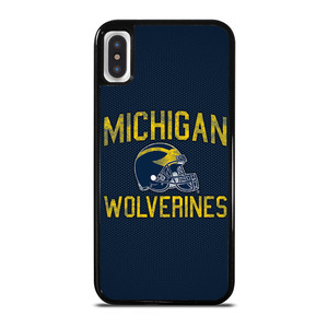 MICHIGAN WOLVERINES FOOTBALL HELMET iPhone X / XS Case MICHIGAN WOLVERINES FOOTBALL HELMET iPhone X / XS Case