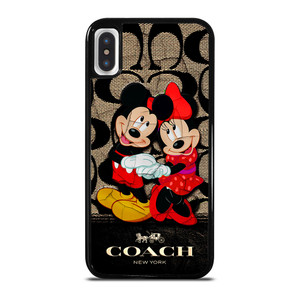 MICKEY MINNIE MOUSE COACH NEW YORK iPhone X / XS Case MICKEY MINNIE MOUSE COACH NEW YORK iPhone X / XS Case