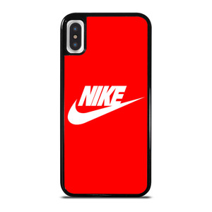 NIKE LOGO IN RED iPhone X / XS Case