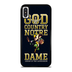 NOTRE DAME FIGHTING GOD COUNTRY iPhone X / XS Case