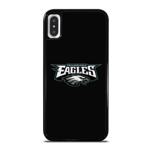 PHILADELPHIA EAGLES LOGO BLACK iPhone X / XS Case